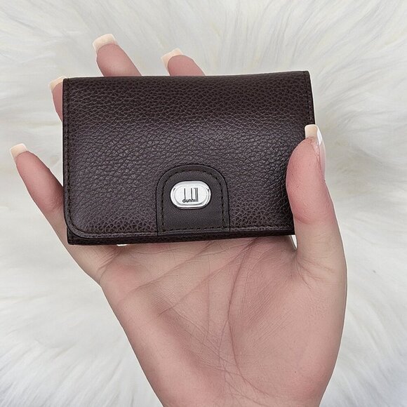 Dunhill Brown Leather Key Case - Picture 1 of 7